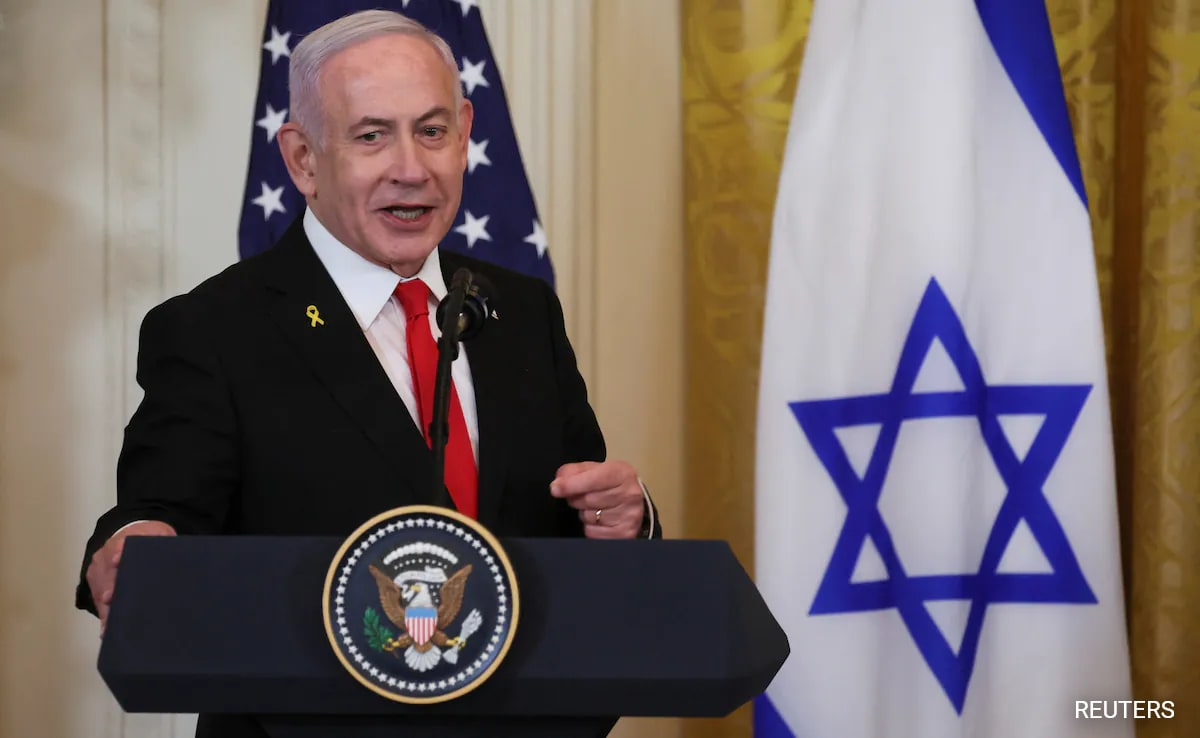 After meeting Donald Trump, Benjamin Netanyahu gives three key Israeli goals in Gaza