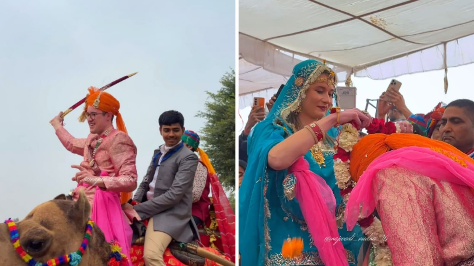 The Scottish couple set up a Rajasthani Backer Camel Festival, the internet on the Internet. Trending